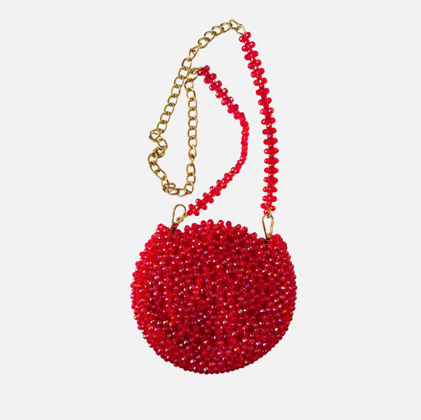 Petal Play - Red Crossbody Bag