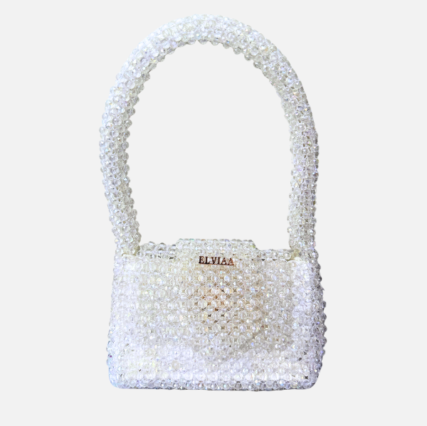 Moonlight Muse - White Shoulder Bag