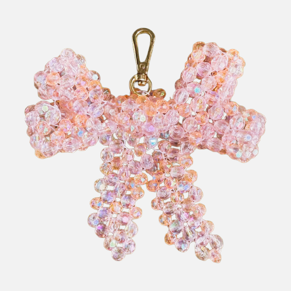Pink Sugar - Beaded Bow Charm
