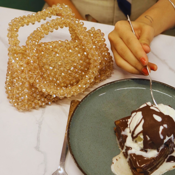 Sweet Sin - Bangle Handle Golden Mini Bag