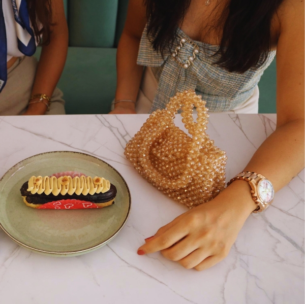 Sweet Sin - Bangle Handle Golden Mini Bag