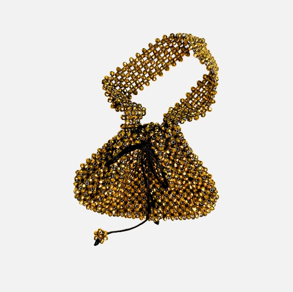 Lumiere - Golden Bead Potli