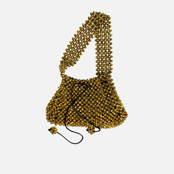 Lumiere - Golden Bead Potli