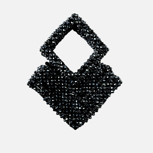 Celestine - Diamond Shape Crystal Bag