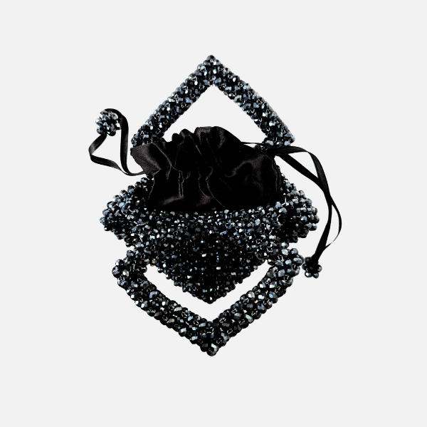 Celestine - Diamond Shape Crystal Bag