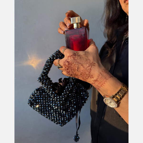 Celestine - Diamond Shape Crystal Bag