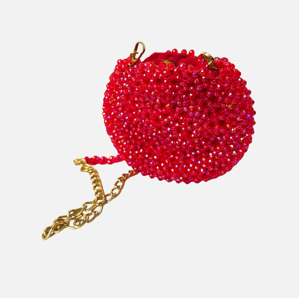 Petal Play - Red Crossbody Bag