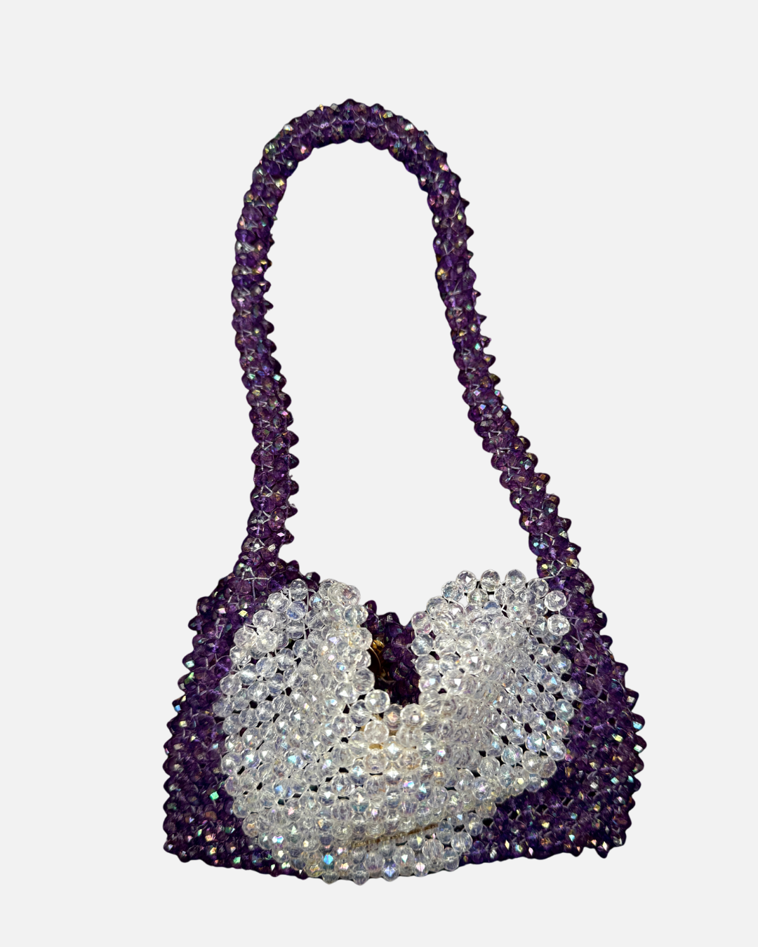 Afterglow - Heart Shape Acrylic Shoulder Bag