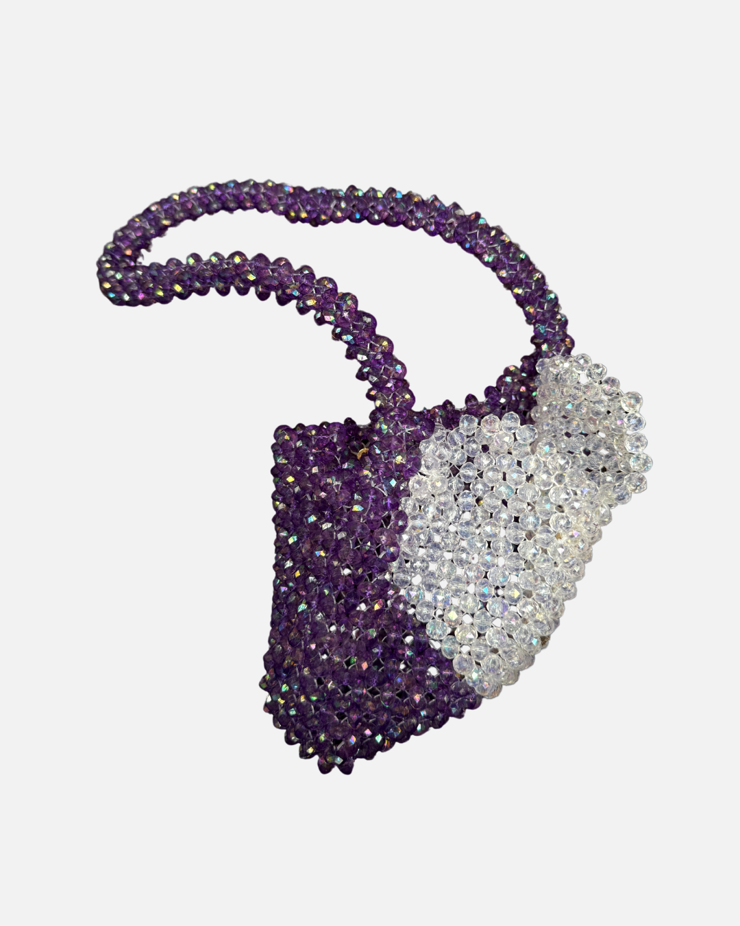 Afterglow - Heart Shape Acrylic Shoulder Bag