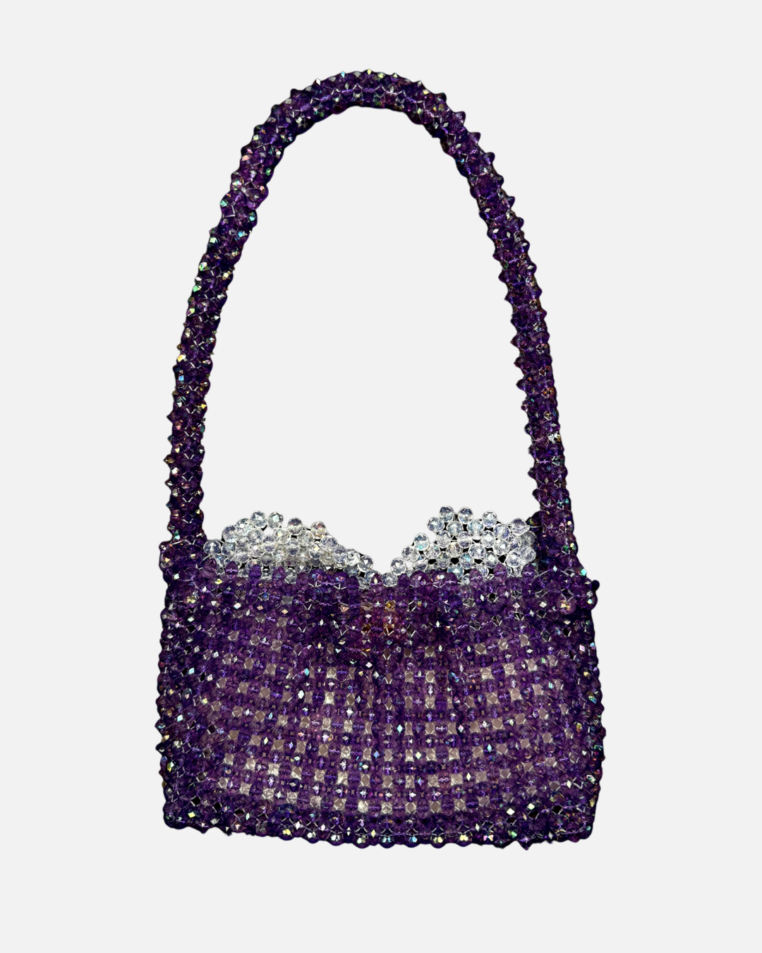 Afterglow - Heart Shape Acrylic Shoulder Bag