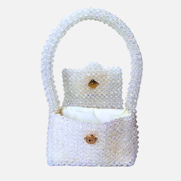Moonlight Muse - White Shoulder Bag