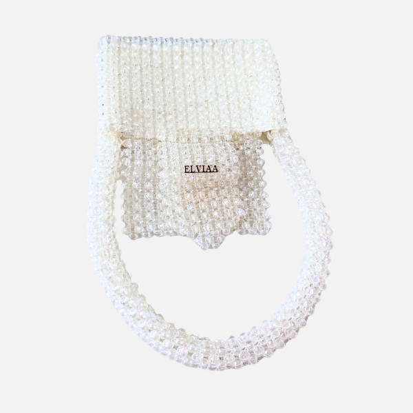 Moonlight Muse - White Shoulder Bag
