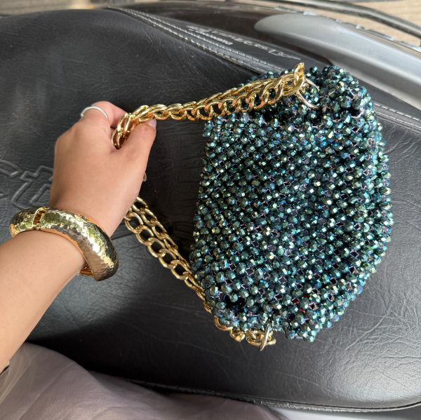 Jade Muse - Crystal Beaded Bag