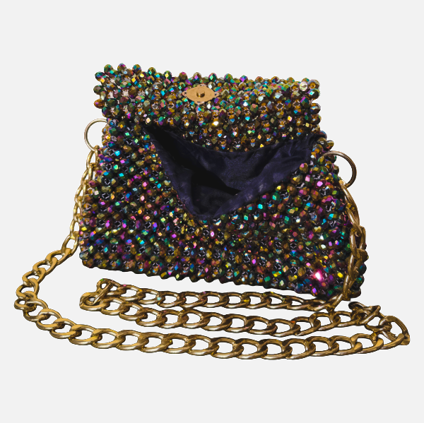 Candy Luxe - Multicolor Crystal Beaded Bag