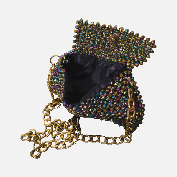 Candy Luxe - Multicolor Crystal Beaded Bag