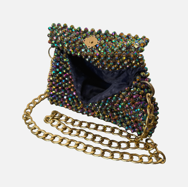 Candy Luxe - Multicolor Crystal Beaded Bag
