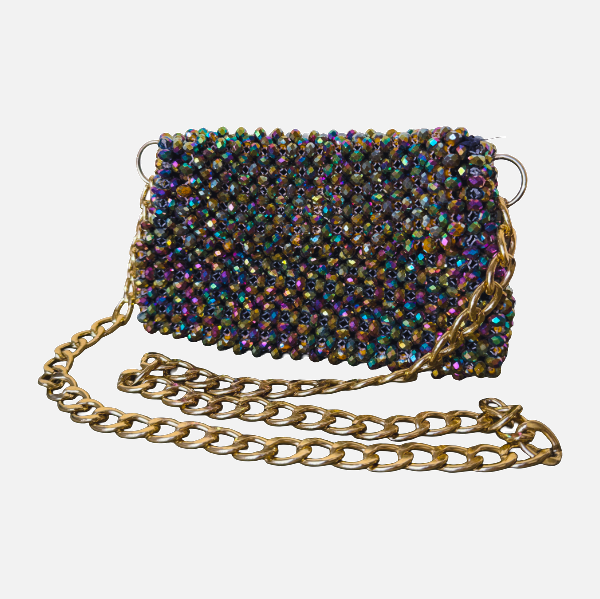 Candy Luxe - Multicolor Crystal Beaded Bag