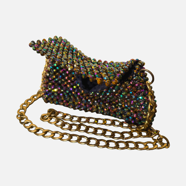 Candy Luxe - Multicolor Crystal Beaded Bag