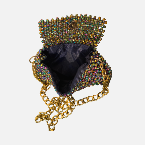 Candy Luxe - Multicolor Crystal Beaded Bag
