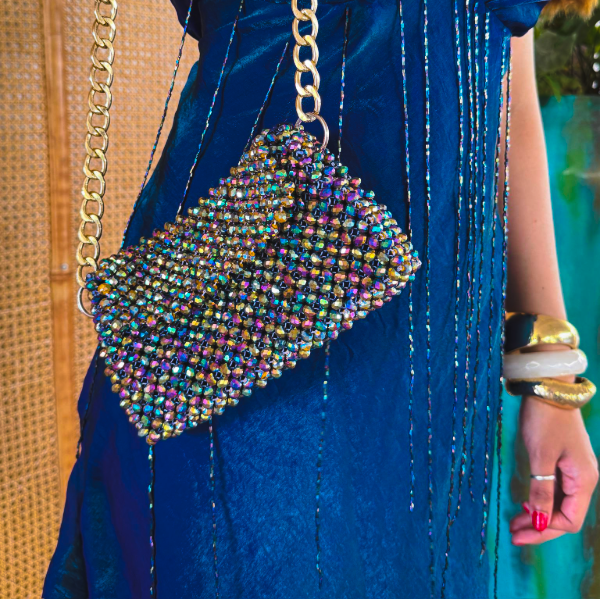 Candy Luxe - Multicolor Crystal Beaded Bag
