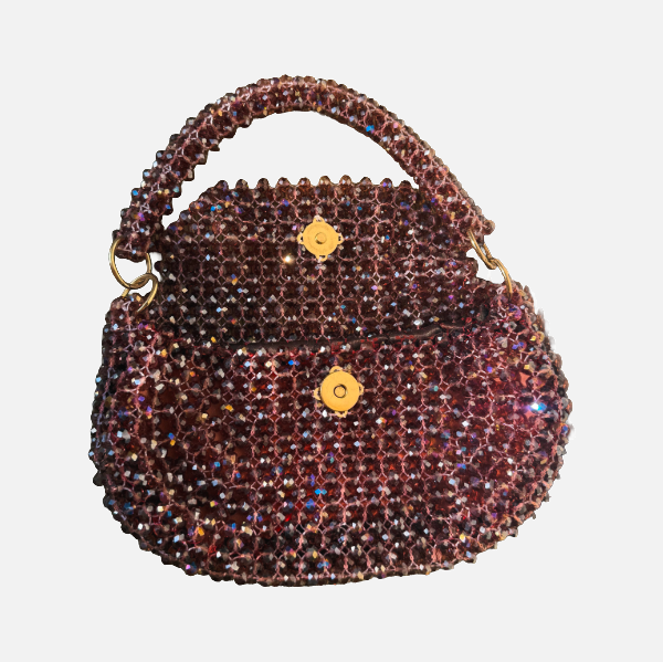 Violetta - Beaded Bag with Handle