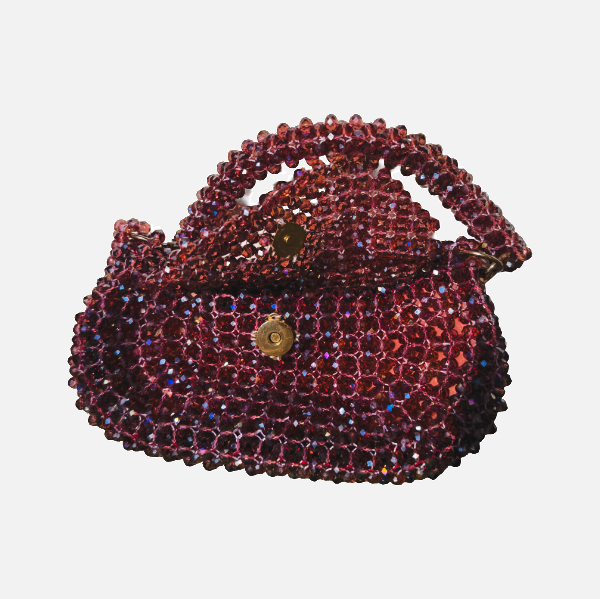 Violetta - Beaded Bag with Handle