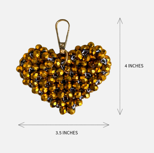 Honey Heart - The Golden Heart Charm
